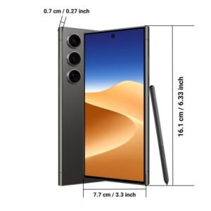 Android Smartphone, 6.8 Inch Large Screen 6+64GB ROM Dual SIM Phone, 20MP 4000mAh Battery Octa-core Processor Phone